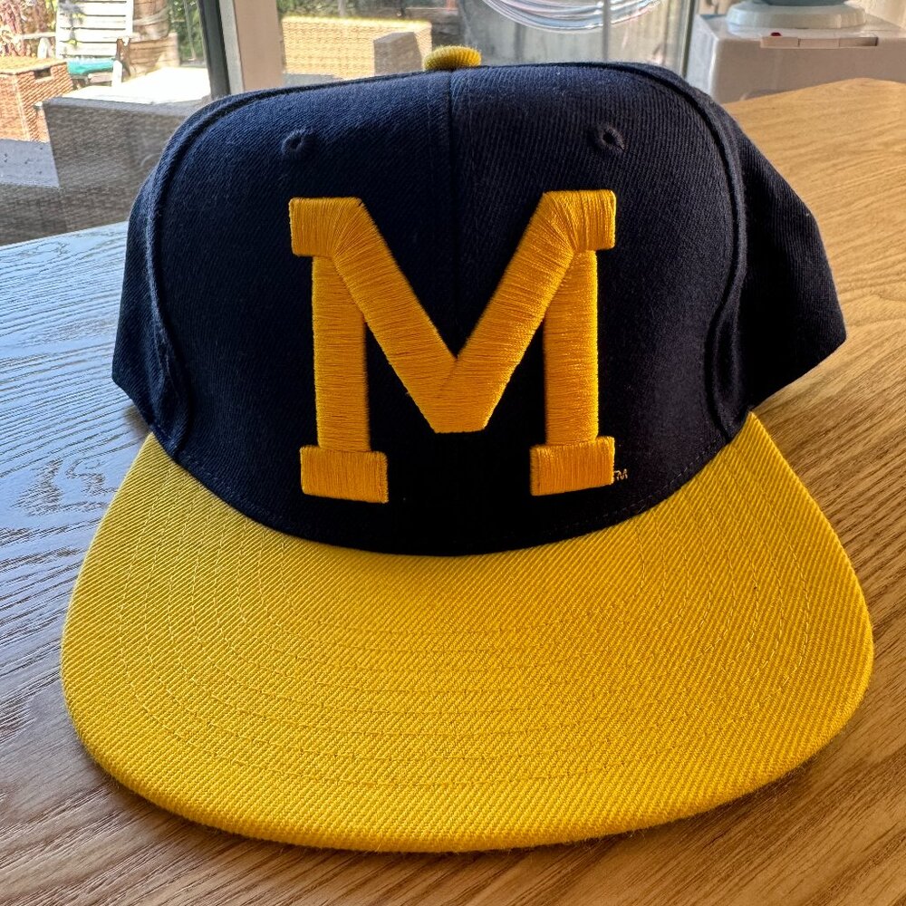 Flat-Brimmed Cap, University of Michigan